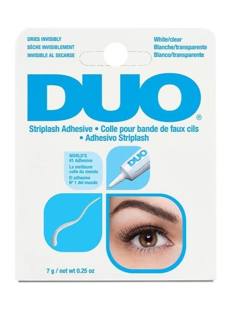 DUO Clear Lash Adhesive – Strong Hold, Fast‑Drying, Invisible Finish, White/Clear, 7g - Image 1