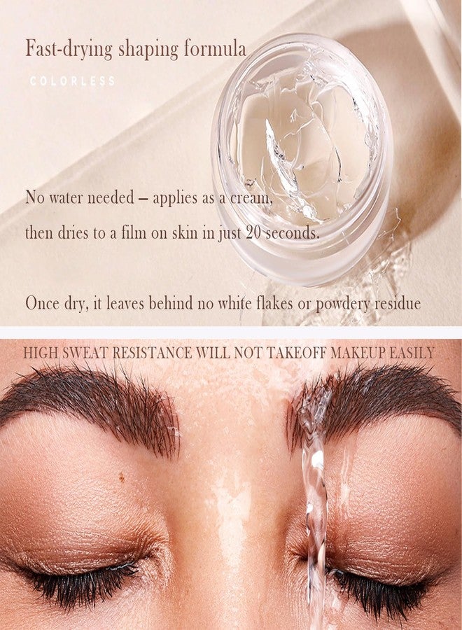 Grospe Clear Brow Wax with Flexible Bendable Brush, Waterproof & Smudge-Proof Eyebrow Styling Gel, Fast-Drying Lamination Effect for Fluffy Feathered Brows, No White Flakes, Portable Mini Size, 0.35 oz - Image 5