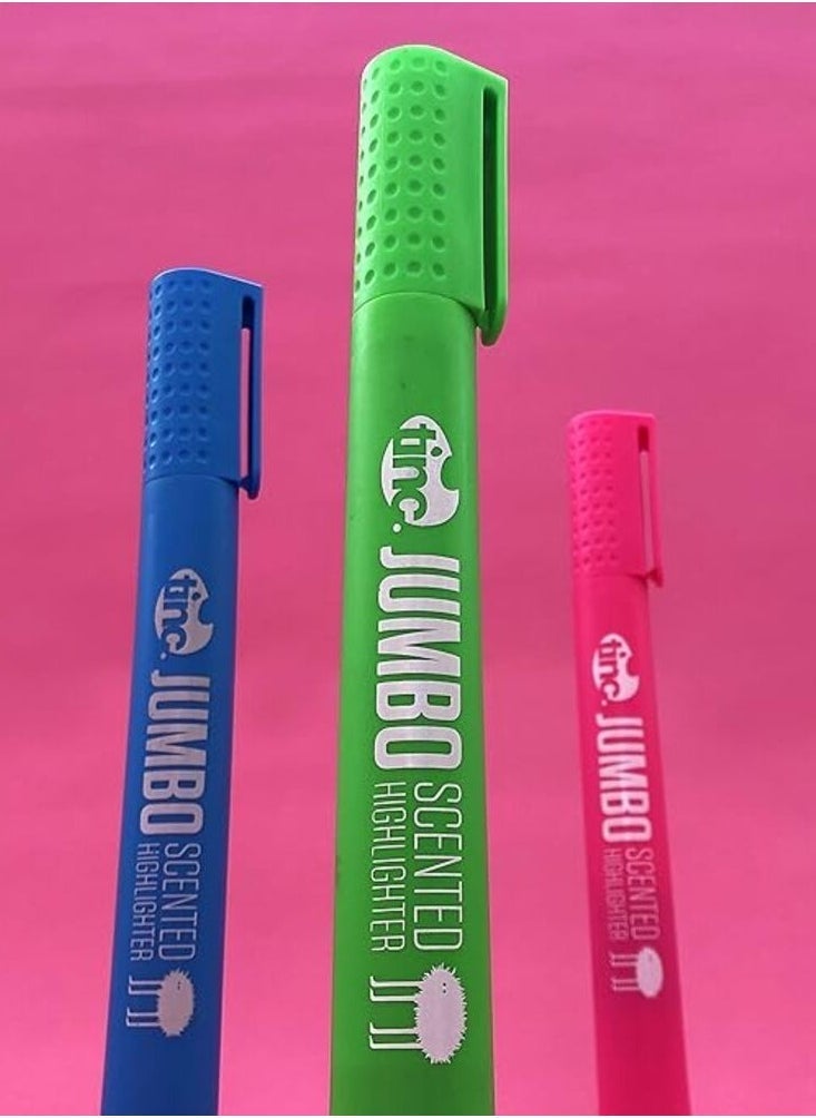 Tinc Green Highlighter Pen Jumbo Scented - Image 3