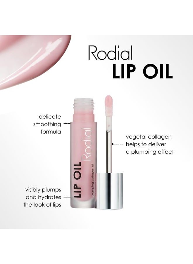 Rodial Plumping Collagen Lip Oil 0.13fl.oz, Vegan Collagen-Infused Lip Oil with Macadamia and Jojoba Oil, Deep Hydration for Fuller-Looking Pout, Ultra-Nourishing Formula for Supple and Silky Lips - Image 2