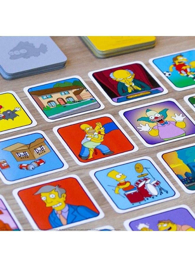 USAopoly - Codenames The Simpsons Edition ; Featuring Artwork From Your Favorite Simpsons Seasons ; Officially Licensed Simpsons Game ; Codenames Family Board Game - Image 1