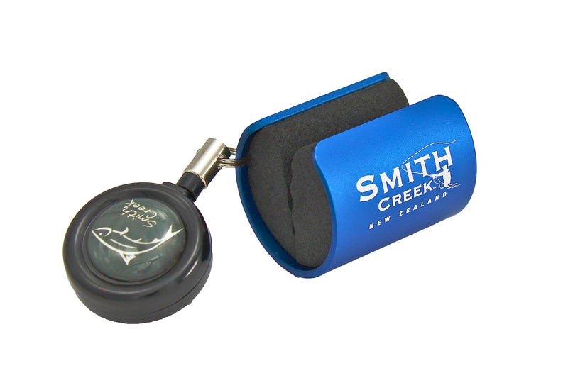 Smith Creek Rod Clip, Wearable Fishing Rod Holder, Blue - Image 1