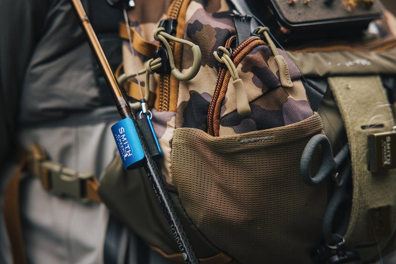 Smith Creek Rod Clip, Wearable Fishing Rod Holder, Blue - Image 3