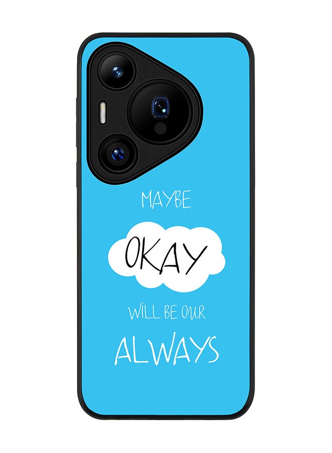 Stylizedd Rugged Black edge case for Huawei Pura 70 Pro / Huawei Pura 70 Pro Plus, Slim fit Soft Case Flexible Anti Drop TPU Gel Thin Cover - Maybe Okay - Image 1