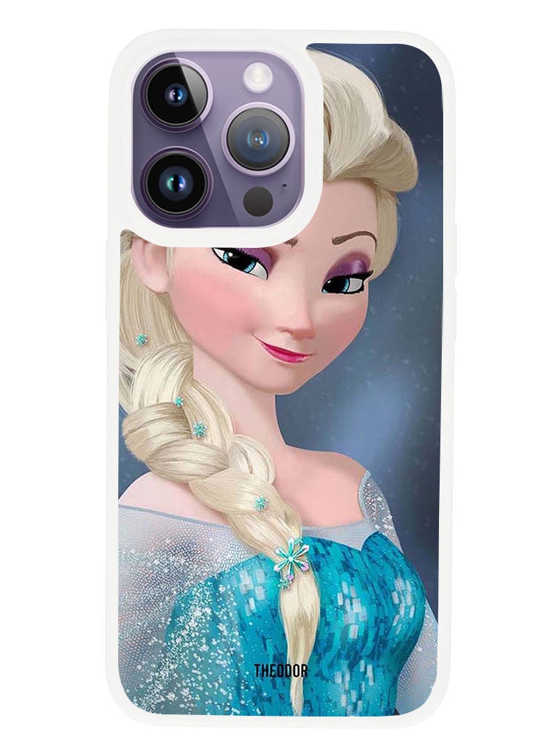Theodor Protective Case Anti Scratch Shock Proof Cover For APPLE IPHONE 14 PRO Elsa (White Bumper) - Image 1