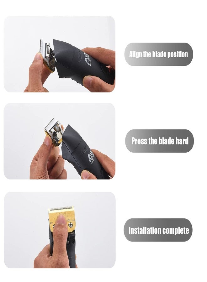 Sodaer 2pack10#30 Detachable Pet Dog Grooming Clipper Ceramic Sharp,Compatible with Andis,Oster A5,Wahl KM Series Clippers,Cut Lengt 1/16 1.5mm 1/50" 0.5mm 3 Pack - Image 5