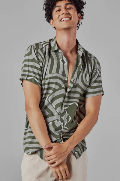 SNITCH Hawang Green Shirt