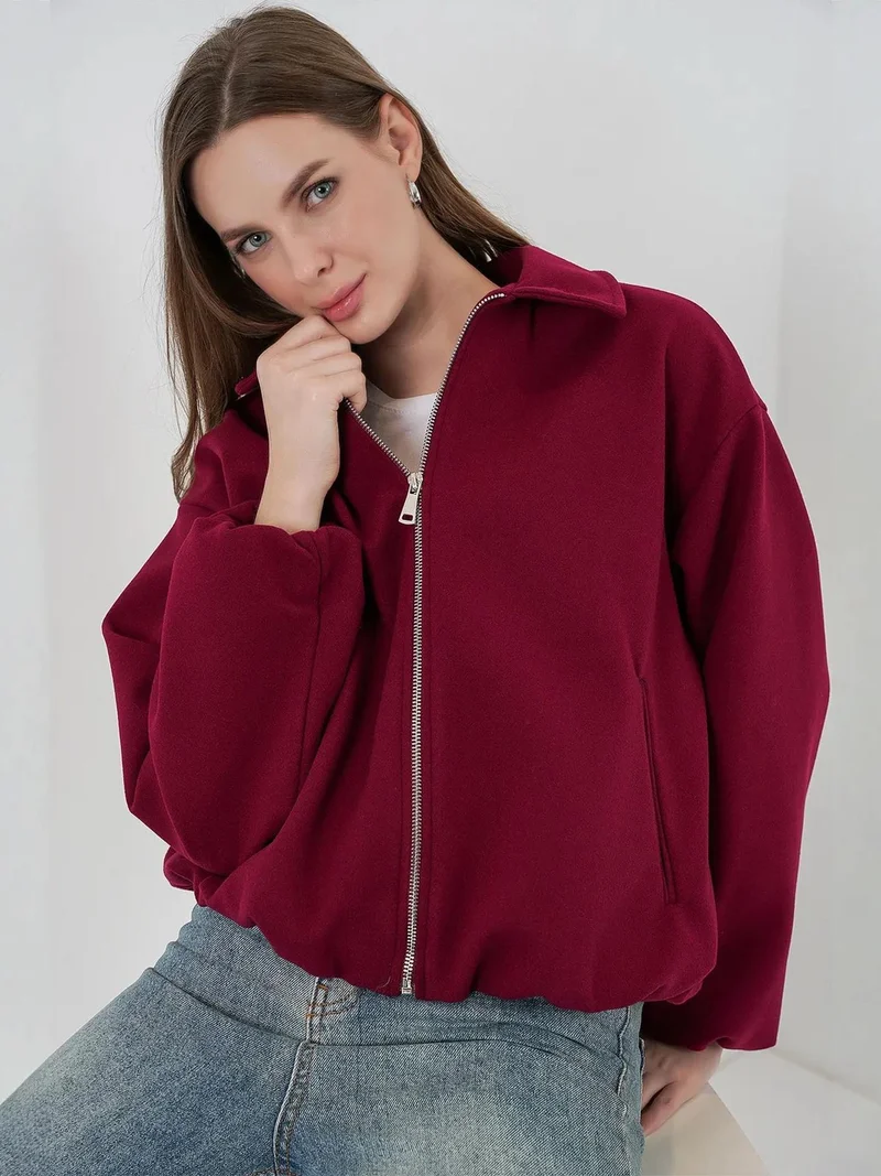 BIG DART BDART Zippered Bomber Jacket with Pockets