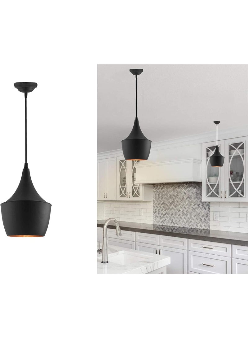 AFN Modern Pendant Ceiling Light for Dining Room and Kitchen, Minimal Hanging Lamp with Adjustable Cord, Energy Efficient LED Ready Fixture for Home, Café and Restaurant Interior Lighting - Image 1