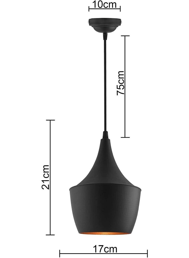 AFN Modern Pendant Ceiling Light for Dining Room and Kitchen, Minimal Hanging Lamp with Adjustable Cord, Energy Efficient LED Ready Fixture for Home, Café and Restaurant Interior Lighting - Image 2