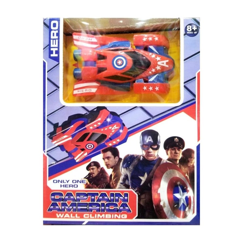 Captain America Wall Climbing Car with Remote Control - 218-M - Image 2