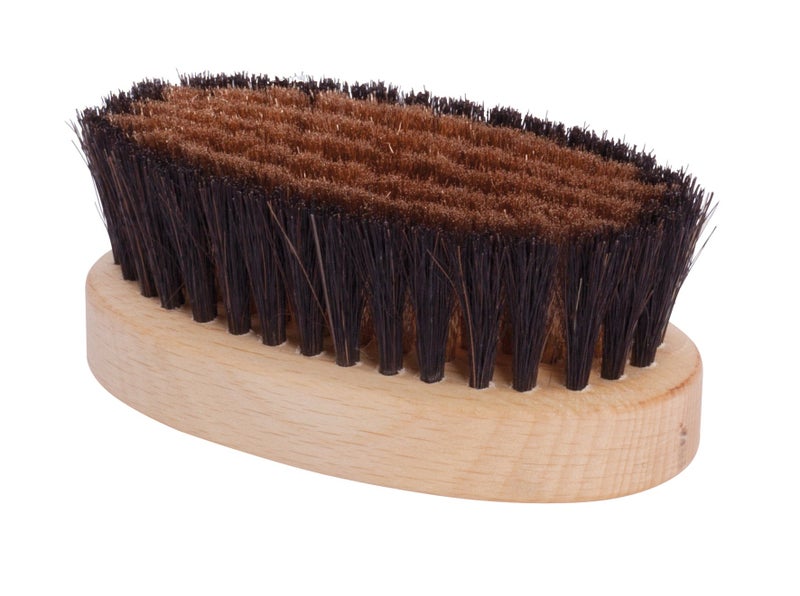 Redecker Ionic Massage Body Brush with Horsehair Bristles Threaded with Fine Bronze Wires, Oiled Beechwood Handle, 3-1/2-Inches - Image 2
