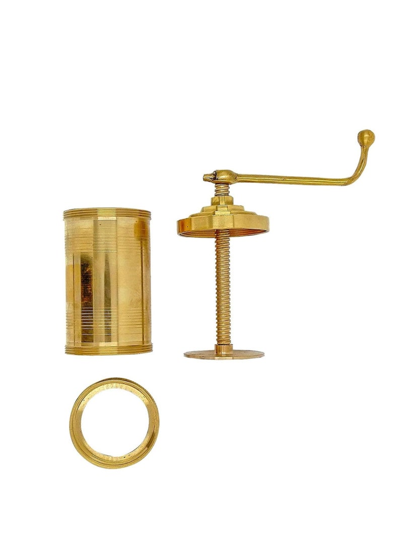 Ayda Brass Sev Sancha, Murukku, Chakli, Bhujia, Farsan Maker with 6 plates 450g  - Image 2