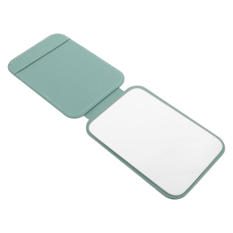 Makeup Mirror Portable With Stand Folding Desktop Pu Rectangular Vanity Mirror For Vanity Table Office Student Dormitory Bathroom - Image 3