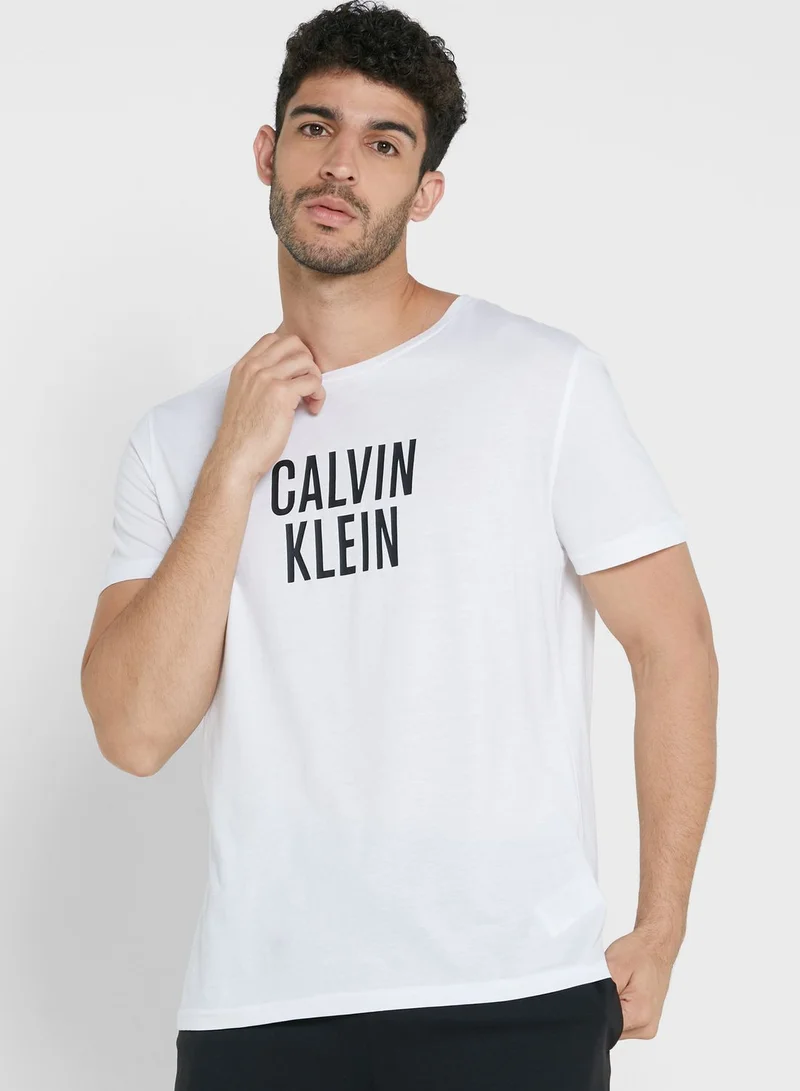 CALVIN KLEIN Logo Crew Neck T-Shirt