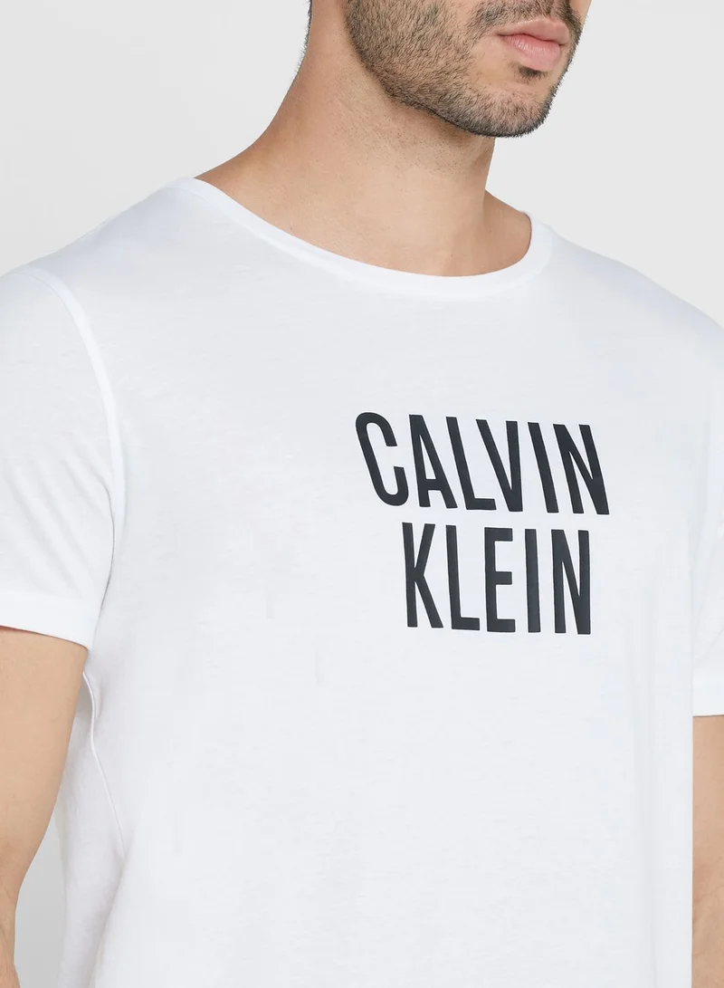 CALVIN KLEIN Logo Crew Neck T-Shirt