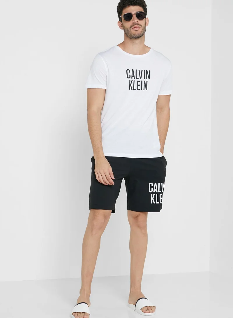 CALVIN KLEIN Logo Crew Neck T-Shirt