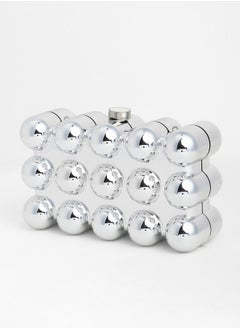 Haute Sauce Solid Push Lock Regular Acrylic Clutch Bag For Women  - Image 5