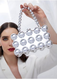 Haute Sauce Solid Push Lock Regular Acrylic Clutch Bag For Women  - Image 2