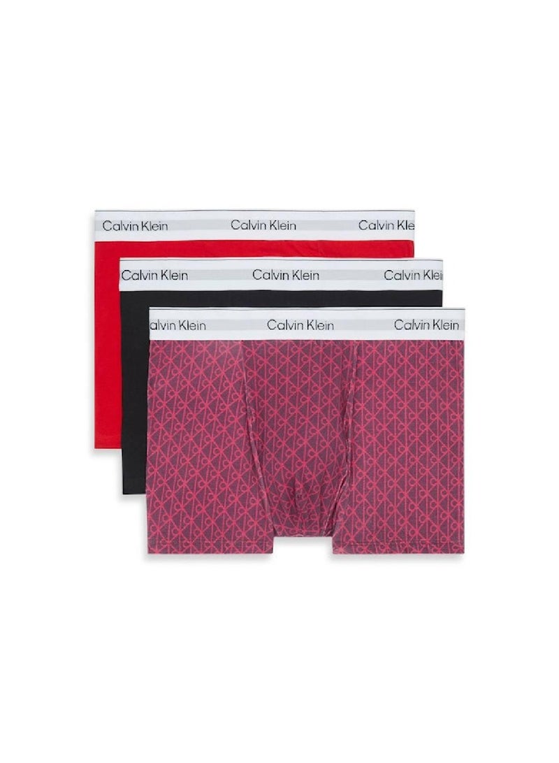 CALVIN KLEIN 3 Pack Trunks - Cotton Stretch