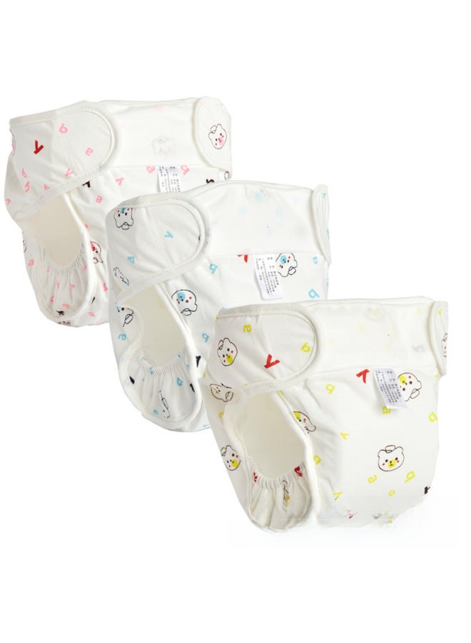 Suit] Diaper Pocket Pure Cotton Baby Baby Diaper Pants Baby Breathable Washable Waterproof Leak-proof Diaper