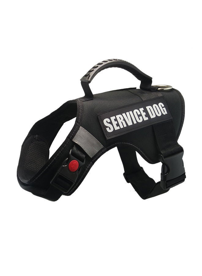NIBEMINENT Adjustable Service Dog Harness Vest Black S - Image 1
