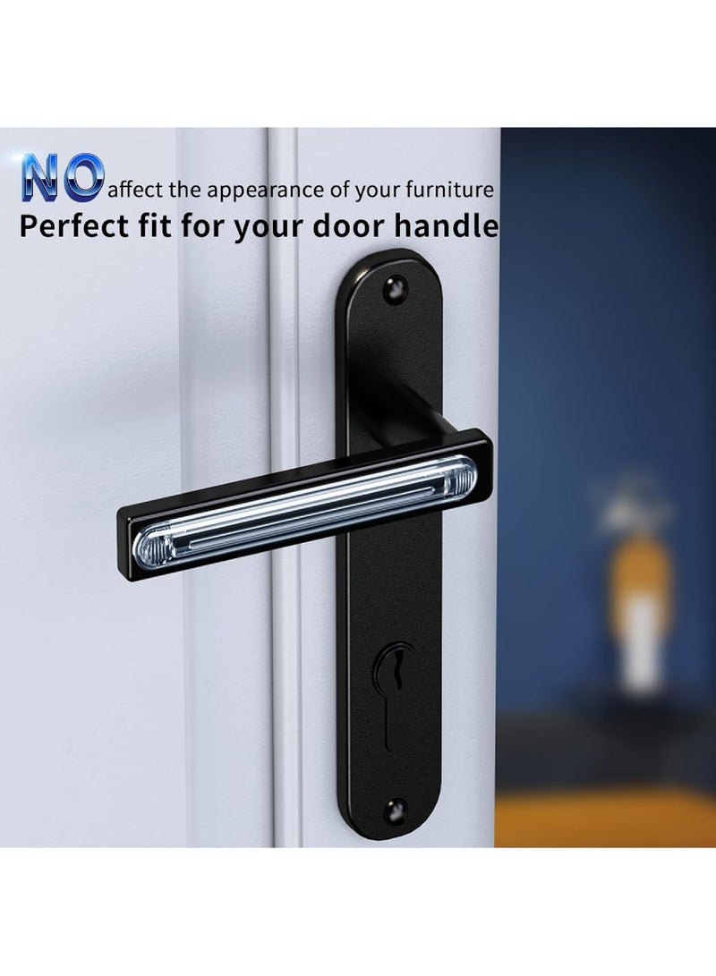 Rock Pow Clear Adhesive Bumpers Combo Self Adhesive Clear Cupboard Door Drawer Bumpers for Car Doors Glass Table Top Furniture Laptop Toilet Lids etc (4 Short) - Image 5