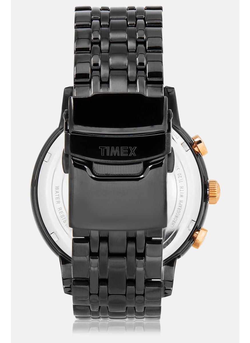 TIMEX Men TW2T64000 Chronograph Watch, Black  - Image 3
