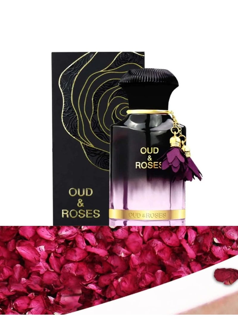 Ahmed Al Maghribi - Oud and Roses Eau De Parfum 60 ml - Image 1
