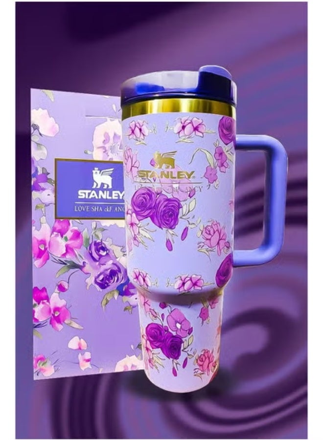 Stanley 40oz Tumbler – Stainless Steel Travel Mug with Reusable Straw | BPA-Free, Eco-Friendly & Dishwasher Safe | Leak-Proof FlowState™ Lid | Double-Wall Vacuum Insulated Keeps Drinks Hot for 16hrs & Cold for 24hrs | Slim Base Fits Most Car Cup Holders | Ergonomic Handle for Office, Travel, Gym & Outdoor Use | Durable Reusable Thermal Cup for Coffee, Tea & Water - Image 1