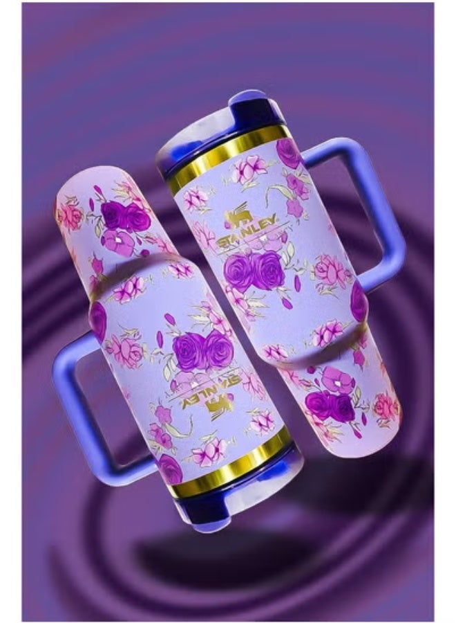 Stanley 40oz Tumbler – Stainless Steel Travel Mug with Reusable Straw | BPA-Free, Eco-Friendly & Dishwasher Safe | Leak-Proof FlowState™ Lid | Double-Wall Vacuum Insulated Keeps Drinks Hot for 16hrs & Cold for 24hrs | Slim Base Fits Most Car Cup Holders | Ergonomic Handle for Office, Travel, Gym & Outdoor Use | Durable Reusable Thermal Cup for Coffee, Tea & Water - Image 4