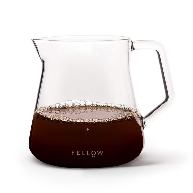 Fellow Mighty Small Glass Carafe  Manual Pour Over Coffee Beaker and Tea Steeper Borosilicate Glass Decanter 169 oz Clear Container