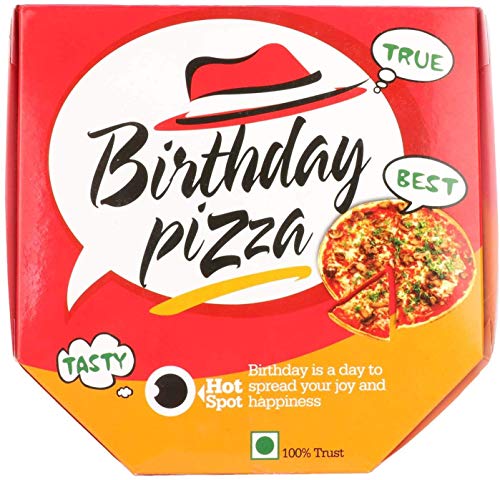Saugat Traders Unique Theme Birthday Greeting Card - Birthday Gift for Wife-Girlfriend-Sister-Friends-Husband-Brother-Best Friend (Pizza Theme) - Surprise Gift | B'day Gifts - Image 5