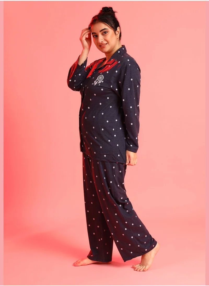 Instafab Plus Printed Pyjama Set