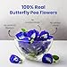 BLUE TEA  Butterfly Pea Flower Tea  10 Count  Pyramid Plant Based Tea Bag  ANTIOXIDANT RICH  Flower Based  Detox Tea  Herbal Tea  Caffeine Free  NonBitter  Zipper Pack - Image 4