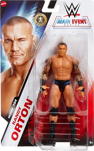 WWE Mattel WWE Randy Orton Action Figure, Main Event Series #154 6-inch Collectible with 10 Articulation Points & Life-Like Look - Image 2