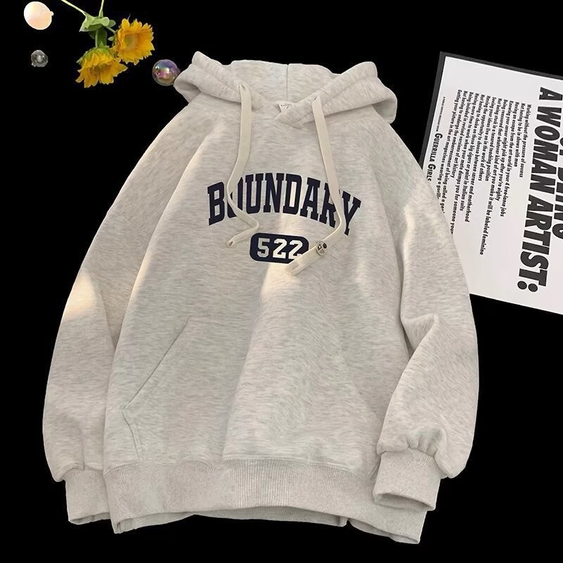 Wholesale sweater men's winter hooded sports sweater pullover Korean casual men's fleece-lined thickened top trend - Image 4