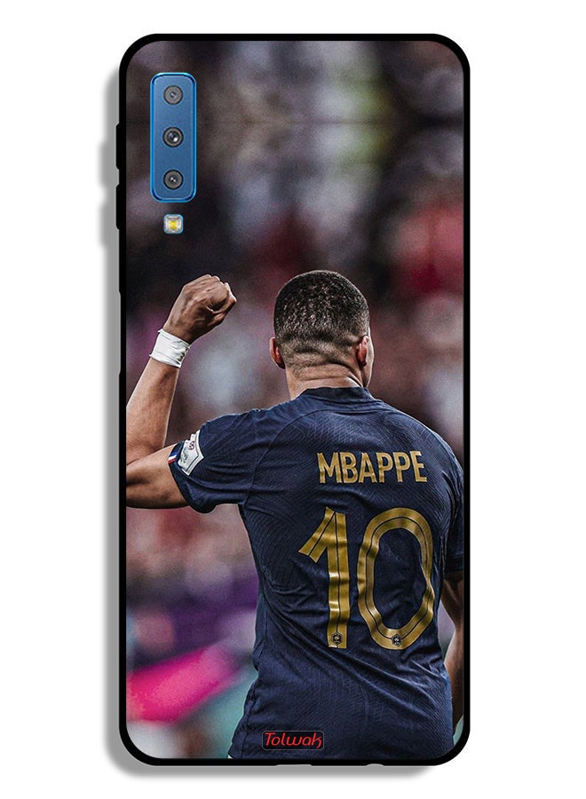Tolwak Samsung Galaxy A7 (2018) Protective Case Cover Mbappe 10 - Image 1