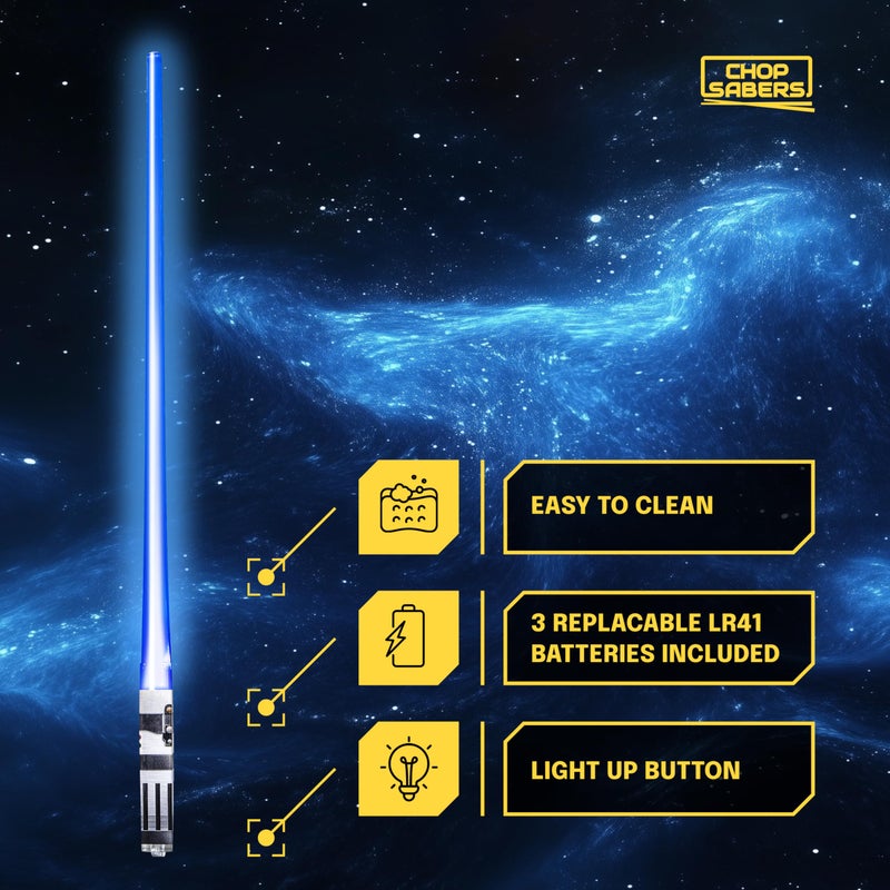 ChopSabers Lightsaber Chopsticks Star Wars Light Up - LED Glowing Light Saber Chop Sticks - Reusable Sushi Lightup Sabers Chopstick Set Of 4 Pairs - Blue & Red & Green & Purple - Image 5