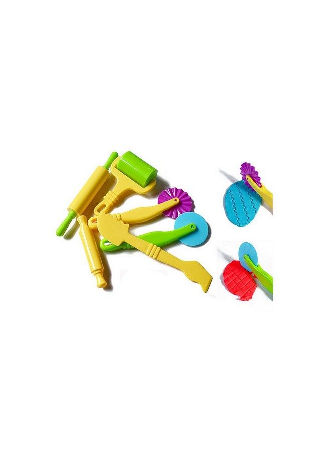 MAGIKON Colorful Dough Tools Kit For Children 6 Pieces Multifunctional Fit For Little Hands - Image 4