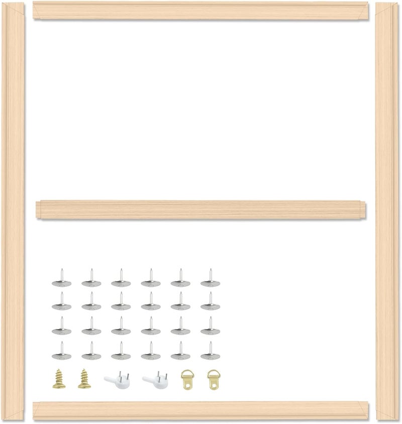 فولينج إن أرت أشرطة شد القماش DIY من ، مجموعة تأطير قماش 24x36، إطارات شد خشبية للوحات القماش والملصقات والمطبوعات - Image 1