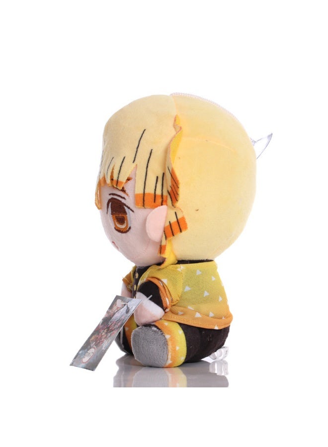 هالامودو شيطان القاتل - إيواتشي zenitsu أفخم دمية ، 19 سم - هدايا عيد الميلاد والحلاوة لتزيين غرفة نوم ، غرفة المعيشة ، مكتب المنطقة ، ومكتب لعبة الاسترخاء - Image 3