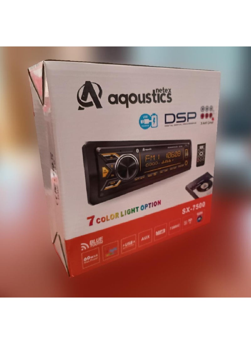 Netex Aqustic Aqoustics USB Bluetooth Professional Car Tape Recorder with 3AMFI Output Processor  - Image 1