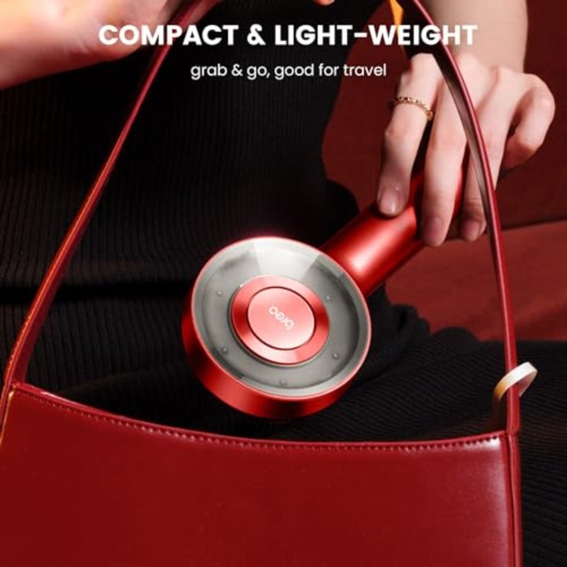 Scalp3 Electric Scalp Massager for Hair Care and Head Stress Relief, Red 360° Scalp Massager for Hair Growth, IPX7 Laser Hair Comb with 3 Massaging Modes, Cordless, Portable for Scalp Care, SPA, Gifts - Image 5
