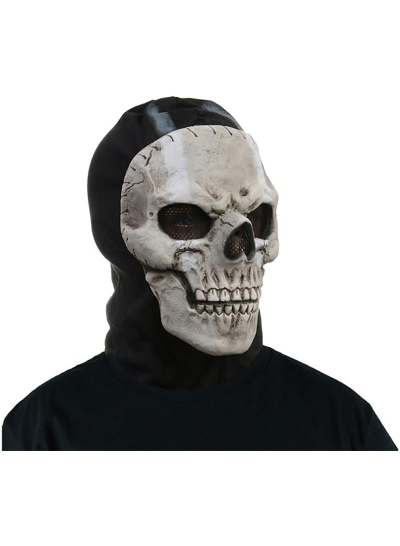 Latex Horror Mask Cosplay Headgear Masquerade Costume Accessories Halloween (E) - Image 1