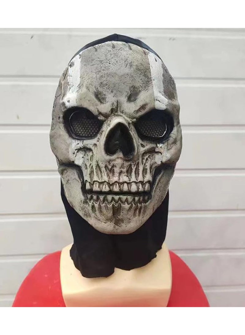 Latex Horror Mask Cosplay Headgear Masquerade Costume Accessories Halloween (E) - Image 3