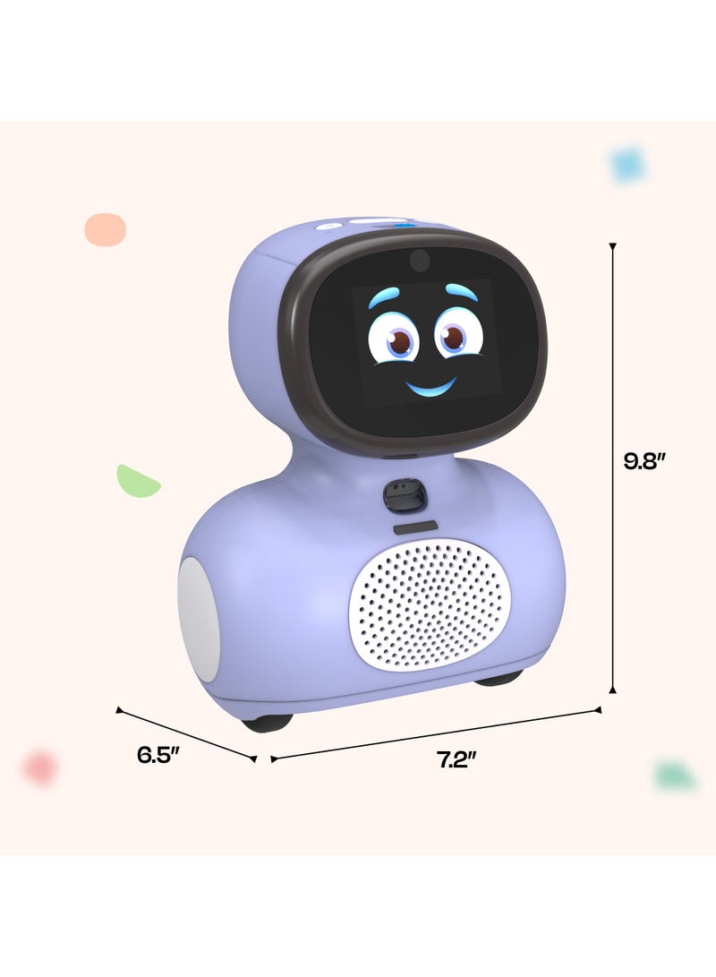ميكو روبوت ميني بنفسجي مع 30 يومًا مجانيًا: روبوت ذكاء اصطناعي للأطفال يعزز التعلم والتعليم في مجالات العلوم والتكنولوجيا والهندسة والفنون والرياضيات مليء بالألعاب، الرقص، الغناء، التعلم الحواري الآمن للأطفال وهديّة مثالية 5+ - Image 5