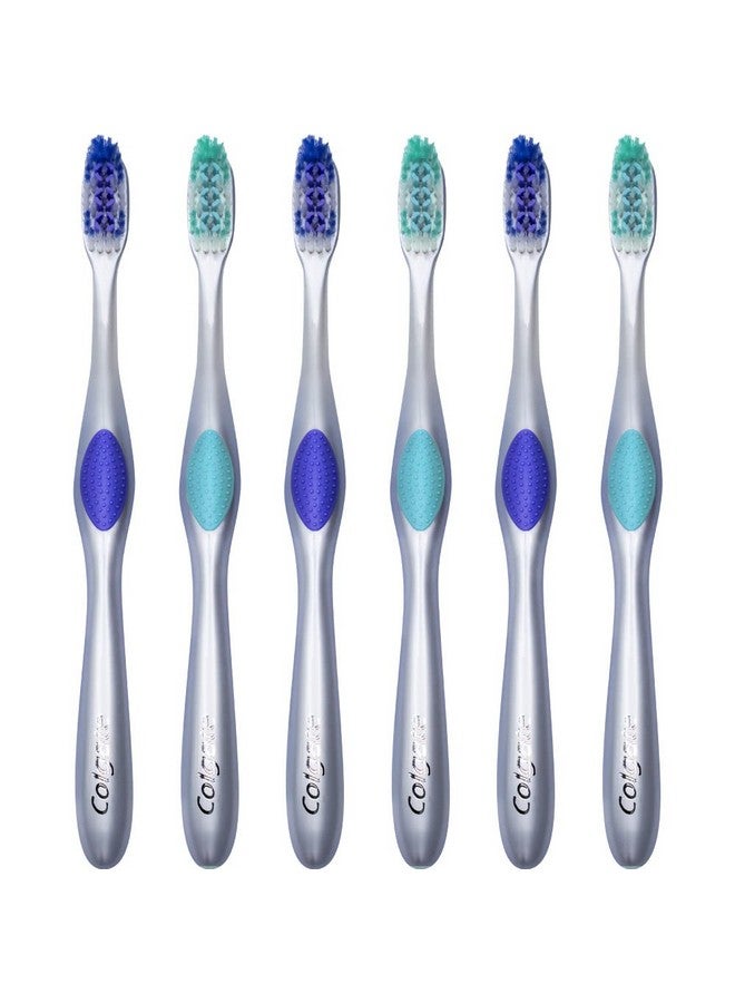 كولجيت فرشاة أسنان كولجيت 360 إناميل هيلث الحساسة، رأس مضغوط، ناعمة للغاية - عبوة من 6 قطع - Image 2