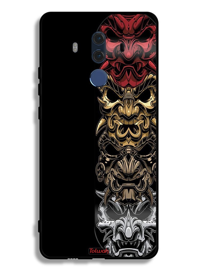 Tolwak Huawei Mate 10 Pro Protective Case Cover Heads Art - Image 2