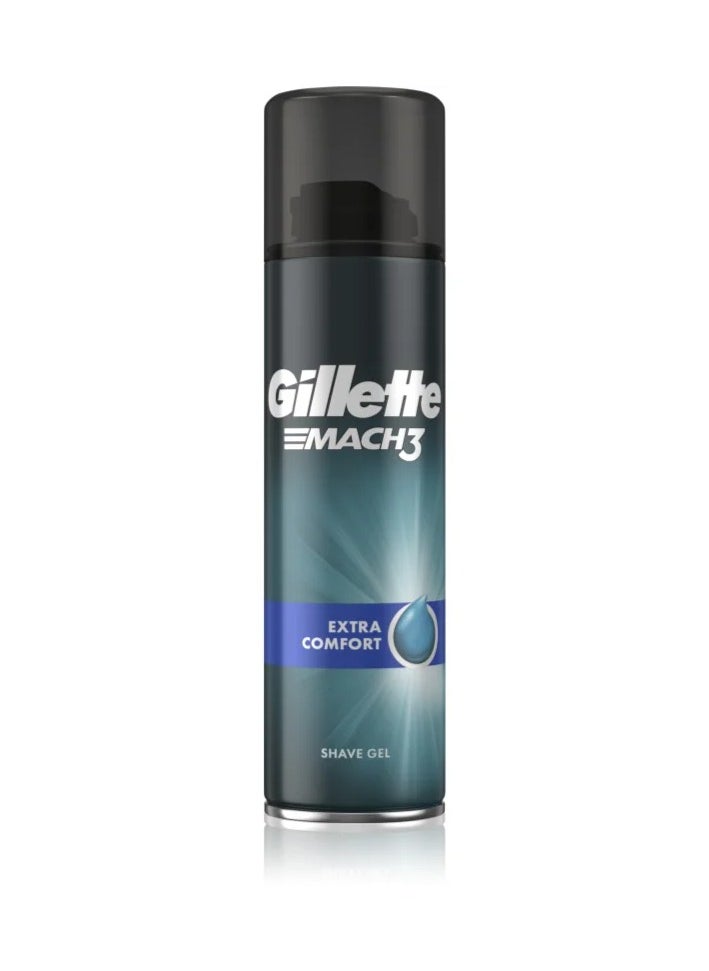 Gillette Gillette Mach3 Extra Comfort shaving Gel For Men 200ml  - Image 1